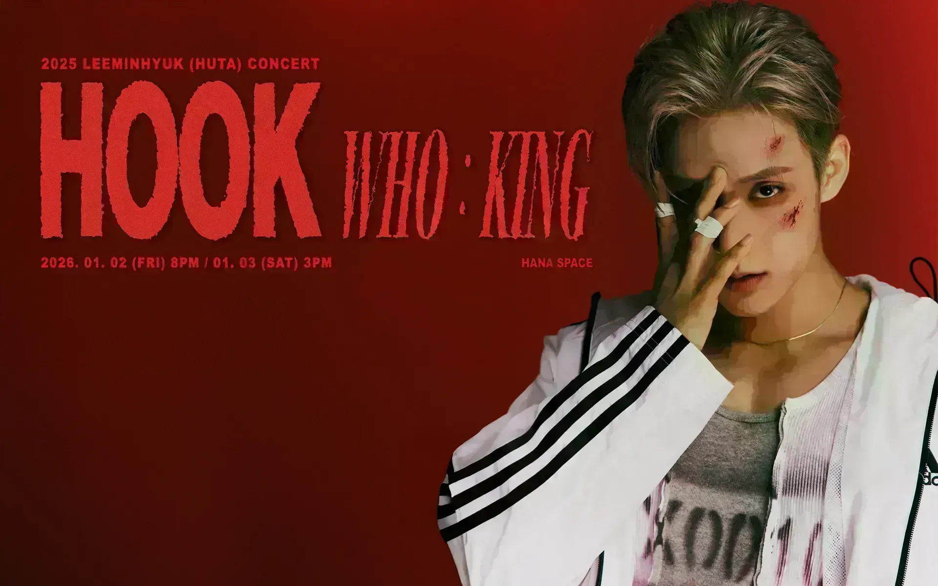 HUTA LEE MINHYUK HOOK WHO KING 特典セット DEEPI | 2025 LEE MINHYUK (HUTA) CONCERT 〈HOOK - WHO : KING〉 IN